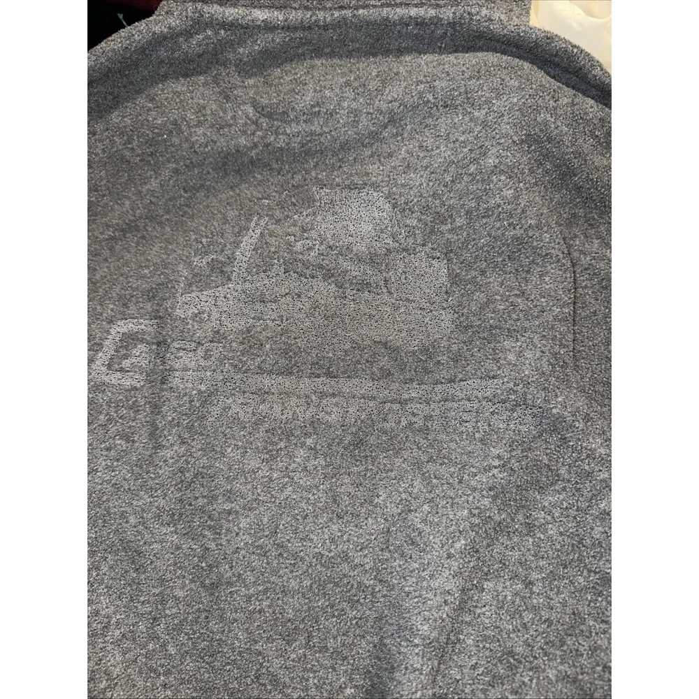 Colorado Timberline Men's MD Long Sleeve Fleece Embroidered Jacket Gray Full Zip